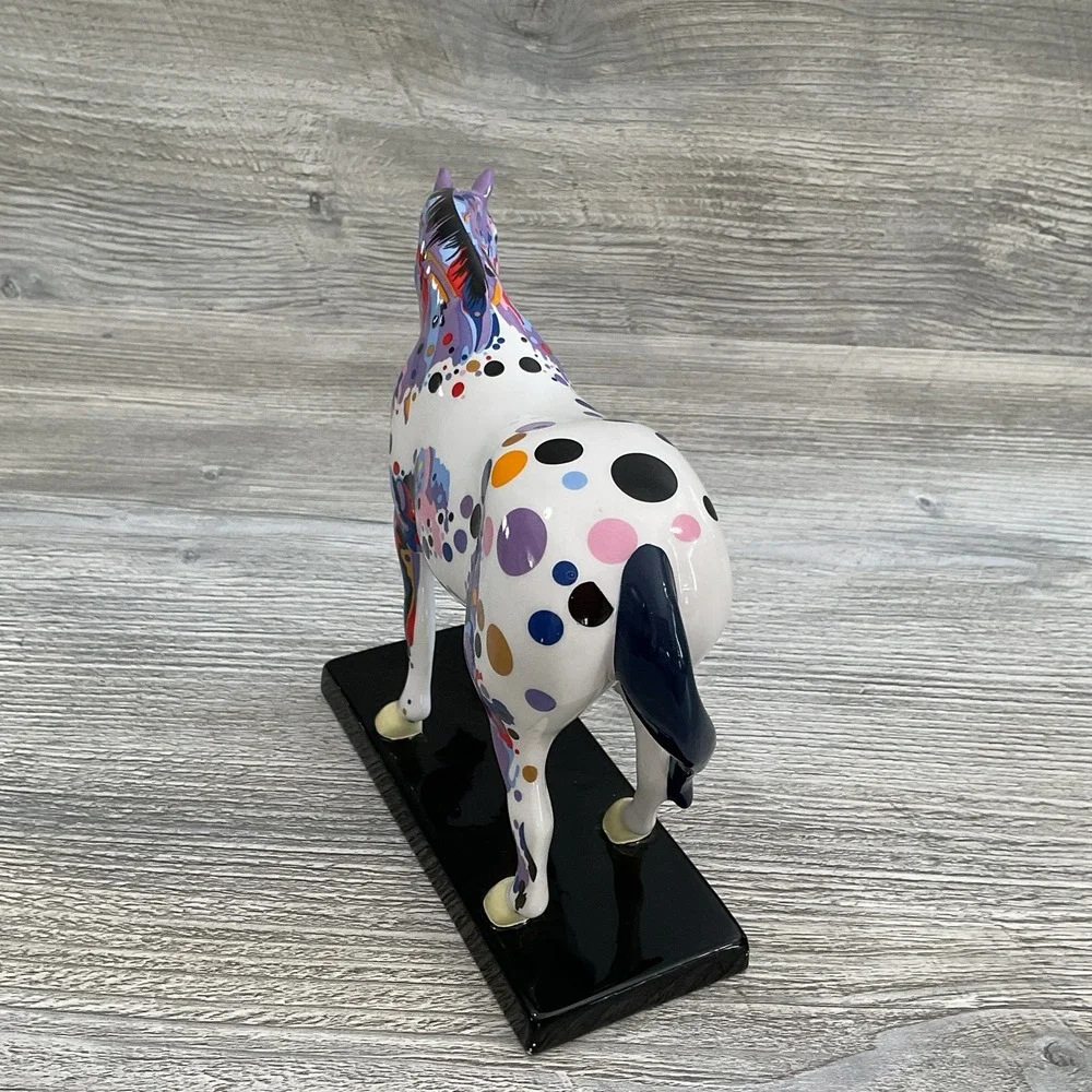 Trail of Painted Ponies Mosaic Appaloosa Pony 1E/6080 w/ Box 2003